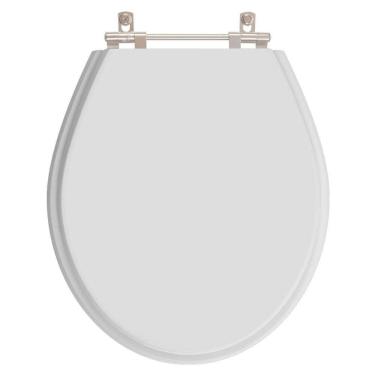 Imagem de Assento Sanitário Poliester Angra Cinza Claro Para Vaso Ideal Standard