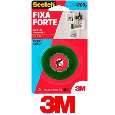 Imagem de Fita Dupla Face 3M Interna 19 Mm X 2m * 12697