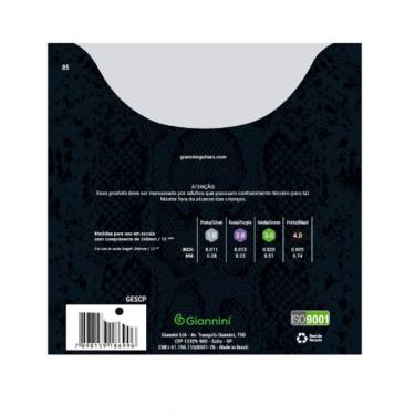 Imagem de Encordoamento Para Cavaquinho Aço Tensão Pesada Série Cobra Gescp [f018]