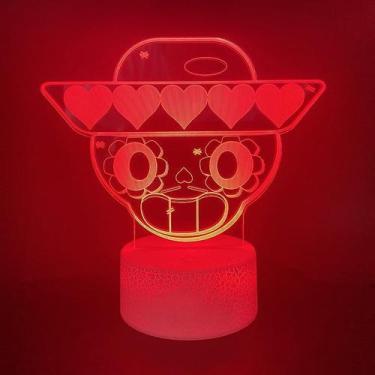 Imagem de Luz noturna LED 3D que muda de cor Brawls Stars Pocos para crianças - 