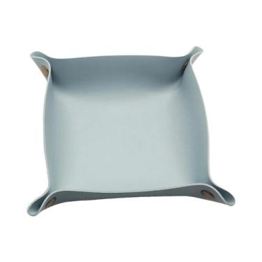 Imagem de Organizador De Joias, Chaves E Moedas Em Couro Dobrável 25X25CM, Caixa