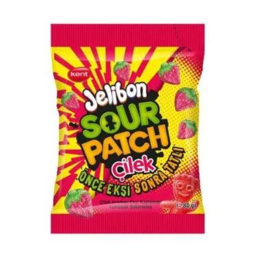 Imagem de Bala sour patch sabores importada sabores:bala sour patch morango 80g