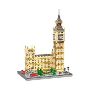 Imagem de Blocos De Construção Micro Mini Big Ben, Réplica De Brinquedo Para Pre