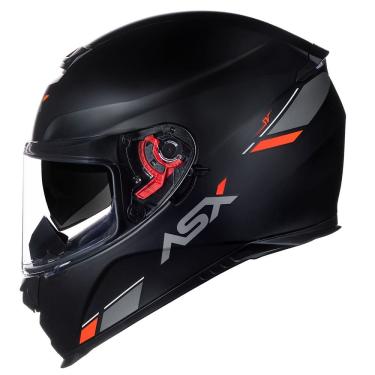 Imagem de Capacete ASX Eagle SV Solid Monocolor Preto Fosco