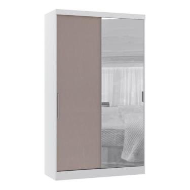 Imagem de Guarda Roupa Modulado Alpes 2 Portas Correr c/ Espelho - Módulo Lucian