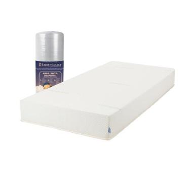Imagem de Colchão Sonos Sense Bamboo Solteiro Ortopédico Espuma D45 88x188x19 a 