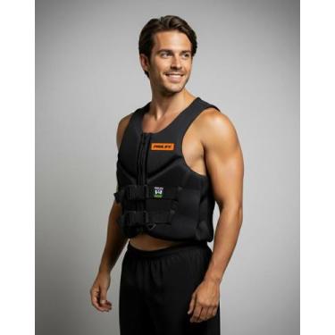 Imagem de Colete Salva Vidas Homologado Protech V4 - Prolife, Laranja, G1 (De 55