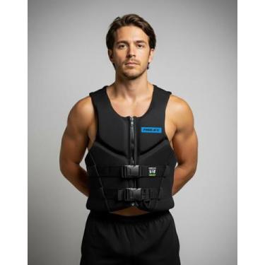 Imagem de Colete Salva Vidas Homologado Protech V4 - Prolife, Azul, M (De 35kg a