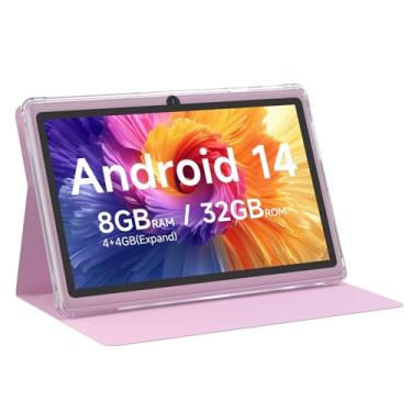 Imagem de CUPEISI Tablet Android 15, tablet de 7 polegadas, 6 GB de RAM + 32 GB de ROM/tablet expansível de 1 TB, processador quad-core de 1,6 GHz, tela sensível ao toque HD de 1024 x 600 IPS, câmera de 5 MP