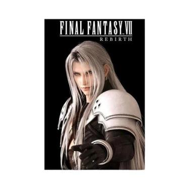 Imagem de Pôster De Anime Cloud Sephiroth Final Fantasy Em Tela Para Sala De Est