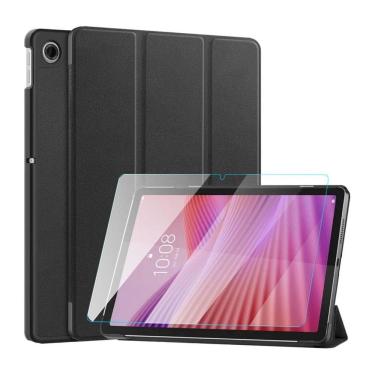 Imagem de Capa Magnética Couro Para Lenovo Tab 10.1 Tb311Fu + Película