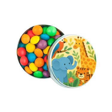 Imagem de Latinha Lembrancinha Personalizada Animais Exóticos