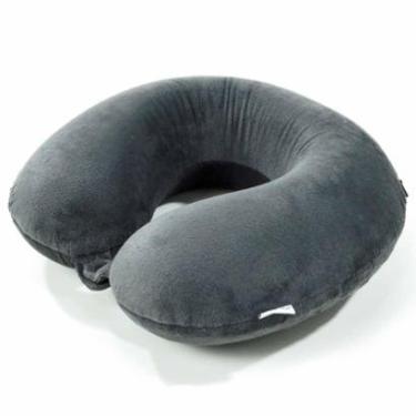 Imagem de Almofada para Pescoço em U com Botão e Alça-Unissex