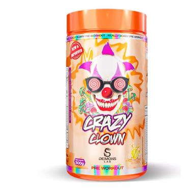 Imagem de Pre Treino Clown Crazy Halloween Orange 300g - Demons Lab-Unissex