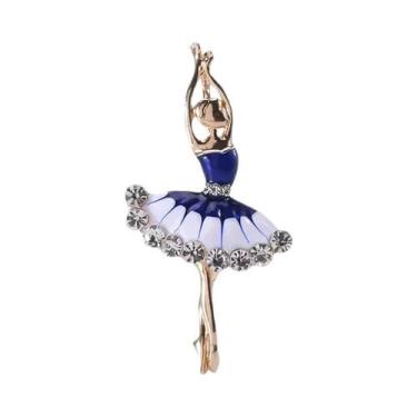 Imagem de Broches De Bailarina Para Mulheres, Alfinetes De Pérola E Strass, Aces