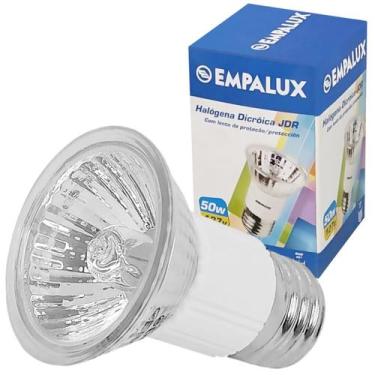 Imagem de Lâmpada Halógena Dicroica JDR 50w 127v E27 Branco Quente - EMPALUX, 11