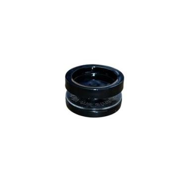 Imagem de Puxador Polimero para Box ou Porta de Vidro Correr Concha 38mm Preto -