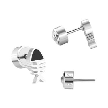 Imagem de Brincos De Coração Em Acrílico Para Meninas LUXUKISSKIDS Joias De Moda