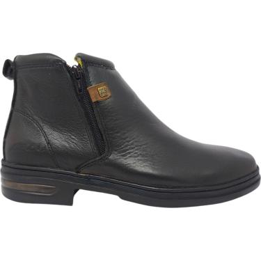Imagem de Botina Masculina Casual Social Dia a Dia Passeio Trabalho Em Couro Zebu 95020