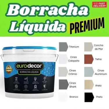 Imagem de Borracha Líquida Premium Impermeabilizante Para Telhados E Coberturas 