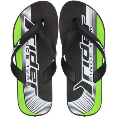 Imagem de Chinelo de Dedo Rider Feel Urban Tira Grossa Masculino, Preto, Branco,