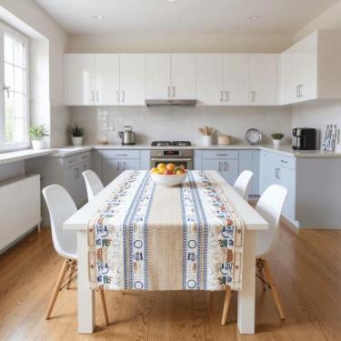 Imagem de Toalha De Mesa Termica Cafe Da Manha Rolo 1,40x30,00m Vinil PVC - Plas