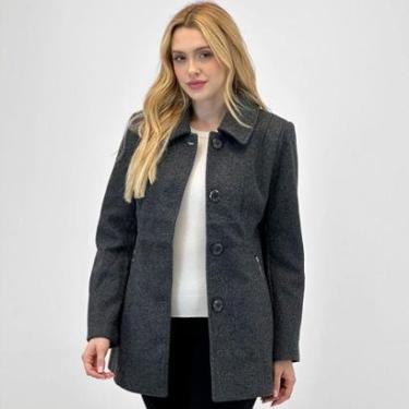 Imagem de Casaco Facinelli Médio com Botão Feminino-Feminino
