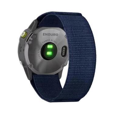 Imagem de Pulseira De Nylon Macio QuickFit De 22mm 26mm Para Relógios Garmin Fen