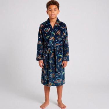 Imagem de Roupão Infantil Benévola Quentinho Inverno Microfibra Aveludado Super 