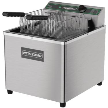 Imagem de Fritador Zona Fria 15 Litros 5500w Foe15m Metalcubas 220V