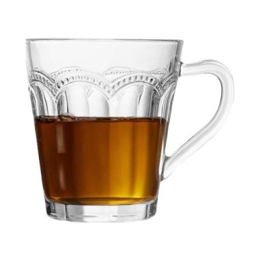 Imagem de Xícara De Chá Café Belle Epoque Vidro Resistente Transparente 180ml Ly