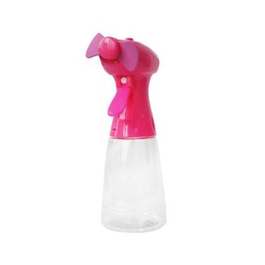 Imagem de Mini ventilador com borrifador de plástico 350ml - CASITA, Rosa