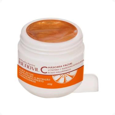 Imagem de Máscara Facial Vitamina C e Ácido Hialurônico Peel Off Renovil C Abelh