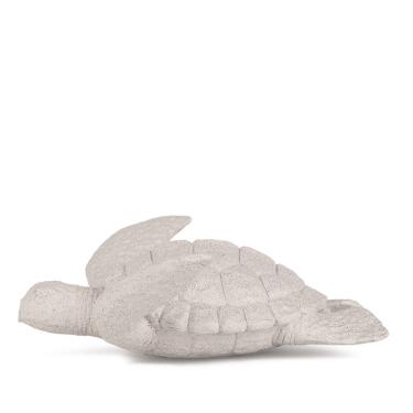 Imagem de Escultura Decorativa Tartaruga em Poliresina 28,5cm 22969 Mart
