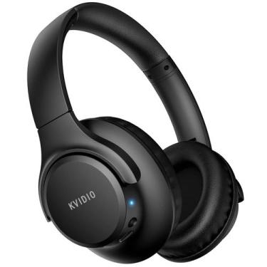 Imagem de Fones de ouvido Bluetooth KVIDIO Over Ear 65 horas de reprodução