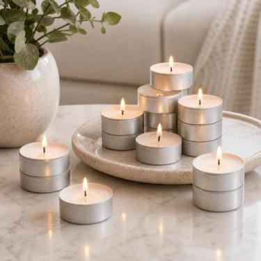 Imagem de Velas Decorativas Rechaud 50 Pecas Para Jantar Romantico E Festividade