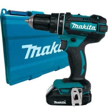 Imagem de Furadeira Parafusadeira de impacto 1/2" a bateria 18V com maleta - DHP