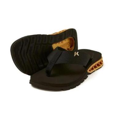 Imagem de Chinelo Masculino Kenner DBU Hakka U1, Dourado, 41