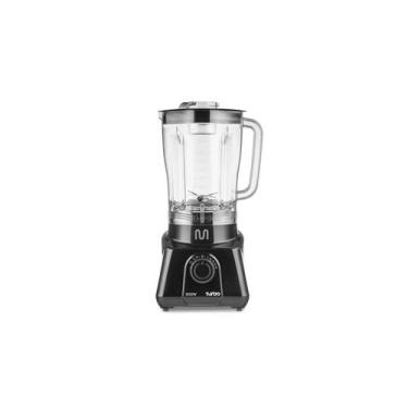 Imagem de Liquidificador Multilaser LQ801 127V 800W 5VEL 2,6L Preto, Preto, 110V
