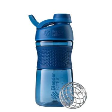 Imagem de Coqueteleira Blender Bottle SportMixer Twist 20Oz/590ml, Azul Marinho