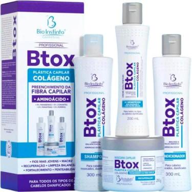Imagem de Bio Instinto Btox Plástica Capilar - Kit Colágeno Capilar Cabelos Dani