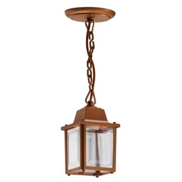 Imagem de Luminária Pendente para Teto Vintage Cobre Dital Área Externa e Interna 37cm Bivolt