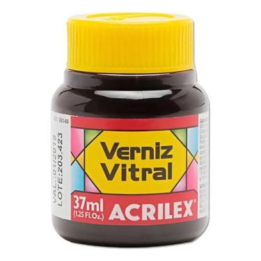 Imagem de ACRILEX - VERMELHO FOGO - 507 - Verniz Vitral 37ml