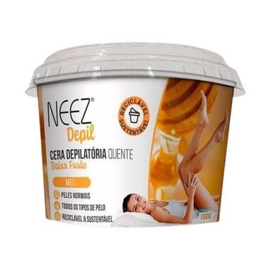Imagem de Cera quente mel 100gr neez baixa fusão