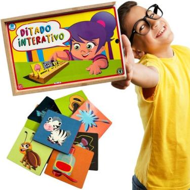 Imagem de Ditado Interativo Brinquedo Infantil Educativo e Pedagógico - Simque