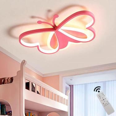 Imagem de Luminária de teto BDXKY Led Modern Dimmable 36W rosa
