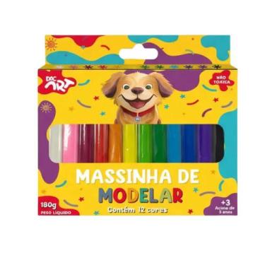 Imagem de Massinha De Modelar 12 Cores Solf 180g Dac