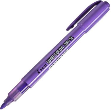 Imagem de Caneta Marca Texto Lumicolor 200-SL Violeta CX.C/12 - Pilot