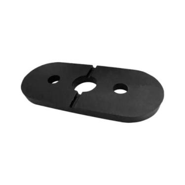 Imagem de Peso para Musculação Tijolinho Jaú Pintado 5kg Preto Anilhas Fitness