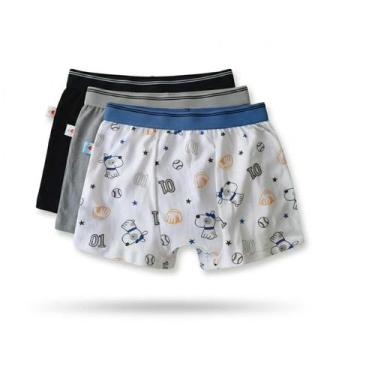 Imagem de kit Cueca infantil desfralde treinamento boxer-2 unidades - BABY HOLDE